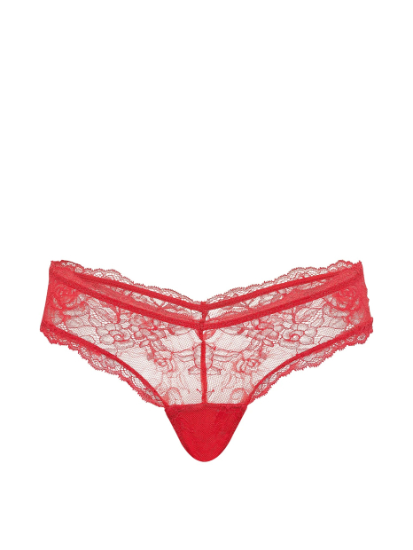 Кружевные трусики чики Victoria's Secret 1161759582 (Розовый M)