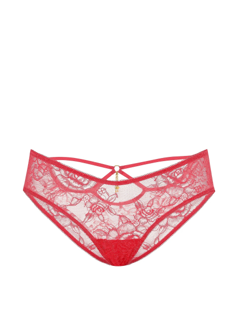 Кружевные трусики чики Victoria's Secret с подвесками 1161672463 (Розовый L)