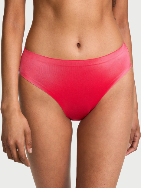 Бесшовные трусики бикини Victoria's Secret 1161720041 (Красный XS)