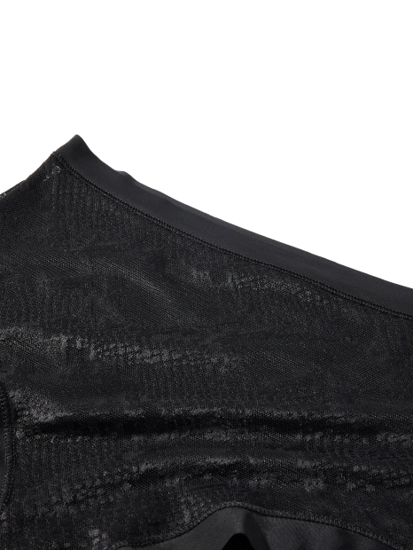Брифи безшовні трусики Victoria's Secret з візерунком 1161857383 (Чорний XL)