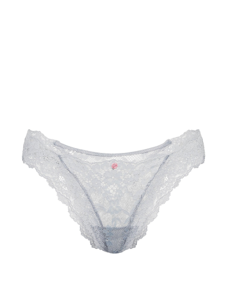 Мереживні трусики бразилії Victoria's Secret 1161880633 (Сірий XXL)