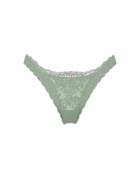 Мереживні трусики бразилії Victoria's Secret 1161890072 (Зелений XL)