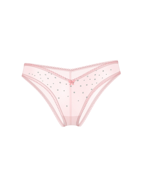 Трусики бразилії Victoria's Secret зі стразами 1161940845 (Рожевий M)