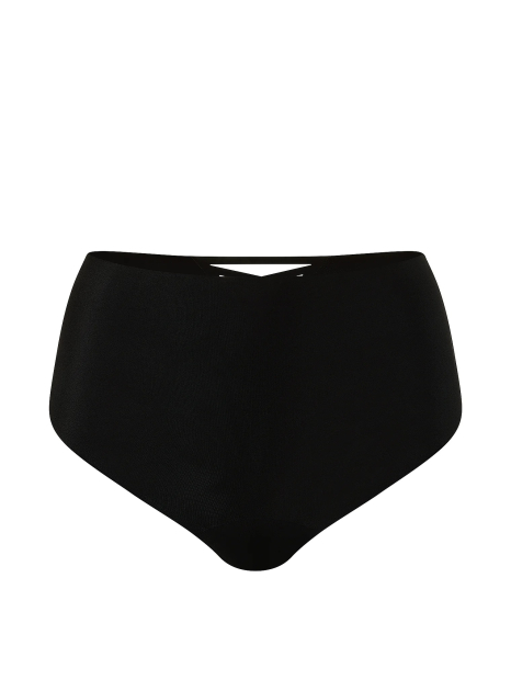 Женские бесшовные трусики Victoria's Secret тонг 1161967628 (Черный L)