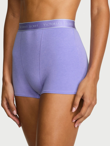 Высокие трусики шортики Victoria's Secret 1161969539 (Сиреневый L)