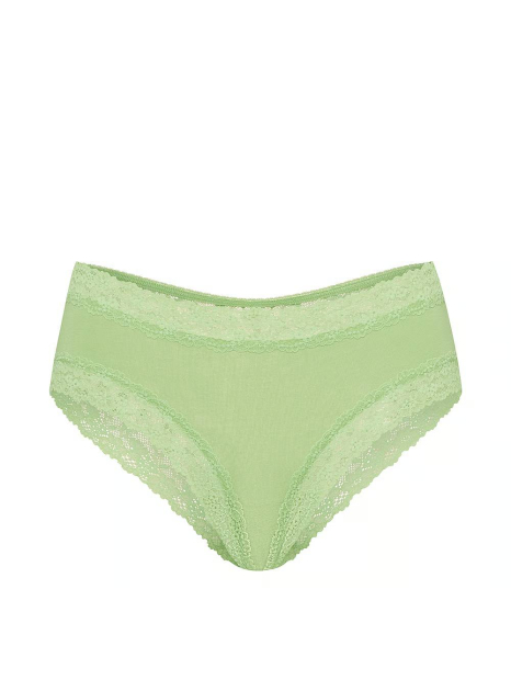 Женские трусики чики Victoria's Secret с кружевом 1162000306 (Зеленый S)