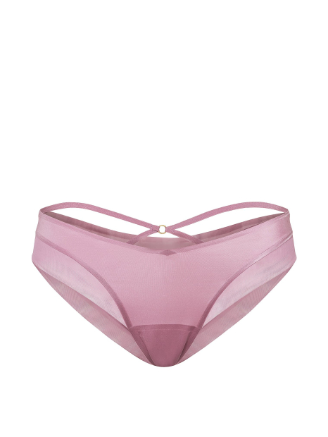 Женские гладкие трусики чики Victoria's Secret с сеточкой 1162054897 (Розовый XL)