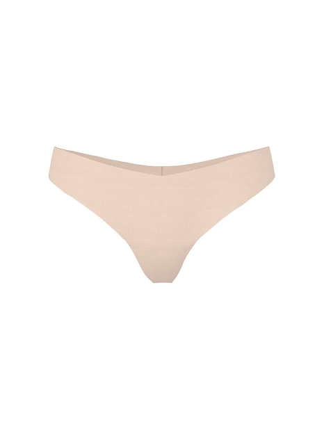 Бесшовные трусики тонг Victoria's Secret Pink 1162054308 (Бежевый XL)