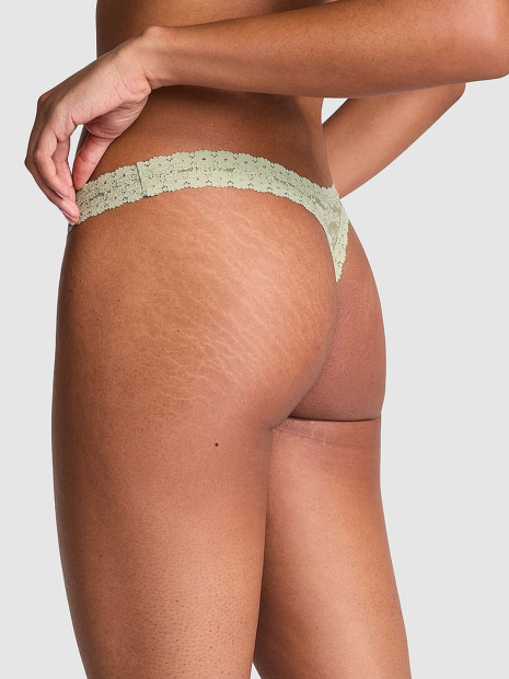 Женские трусики тонг Victoria's Secret Pink 1162077081 (Зеленый XXL)