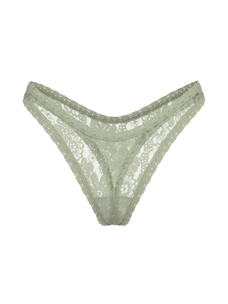 Женские трусики тонг Victoria's Secret Pink 1162077081 (Зеленый XXL)