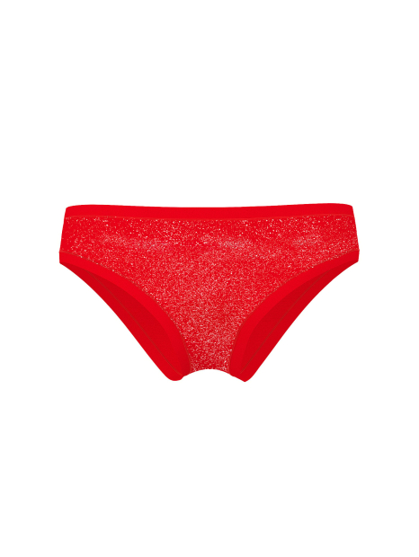 Бесшовные трусики чики Victoria's Secret PINK с блеском 1162274780 (Красный L)