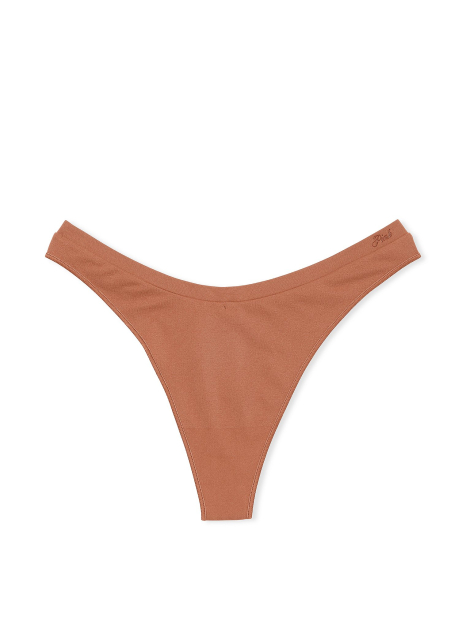 Трусики тонг Victoria's Secret PINK 1162221744 (Коричневый S)