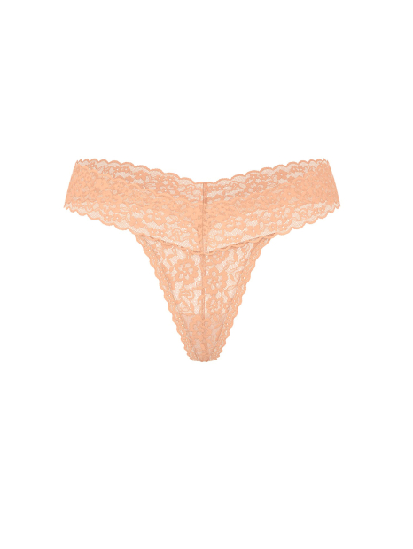 Кружевные трусики тонг Victoria's Secret 1162433150 (Оранжевый S)