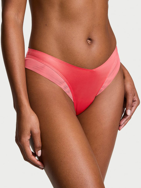 Жіночі гладкі трусики чики Victoria's Secret з сіточкою 1162348441 (рожевий XL)