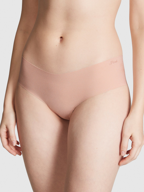 Жіночі безшовні трусики чіки Victoria's Secret Pink 1162489218 (Бежевий XL)