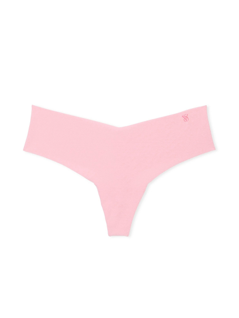 Бесшовные трусики тонг Victoria's Secret с логотипом 1162510136 (Розовый L)
