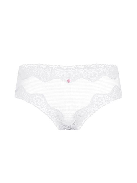 Женские трусики чики Victoria's Secret с кружевной отделкой 1162644152 (Белый XL)