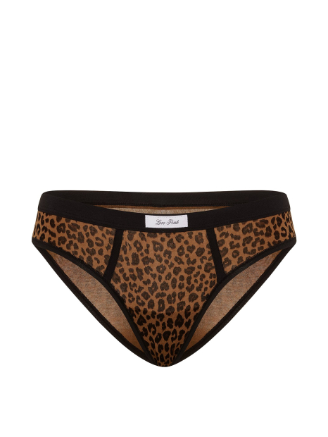 Женские трусики чики Victoria's Secret Pink с принтом 1162656586 (Леопардовый S)