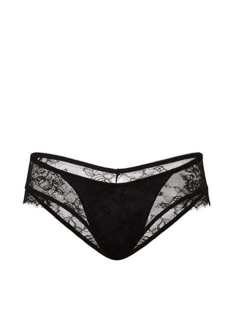 Кружевные трусики чики Victoria's Secret 1162785181 (Черный M)