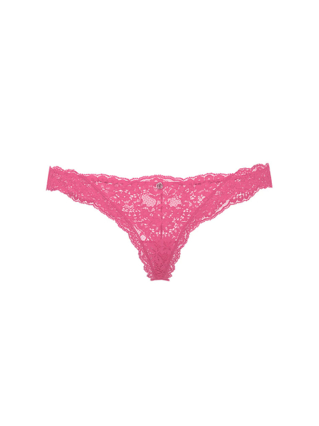 Кружевные трусики тонг Victoria's Secret 1162888902 (Розовый S)