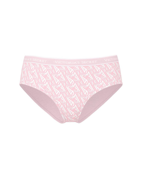 Трусики хипхаггеры Victoria's Secret с логотипом 1163026783 (Розовый M)