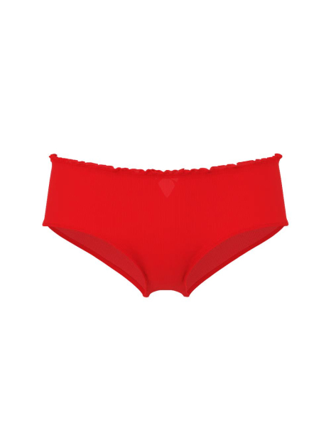 Женские трусики чики в рубчик Victoria's Secret PINK 1163222935 (Красный XS)