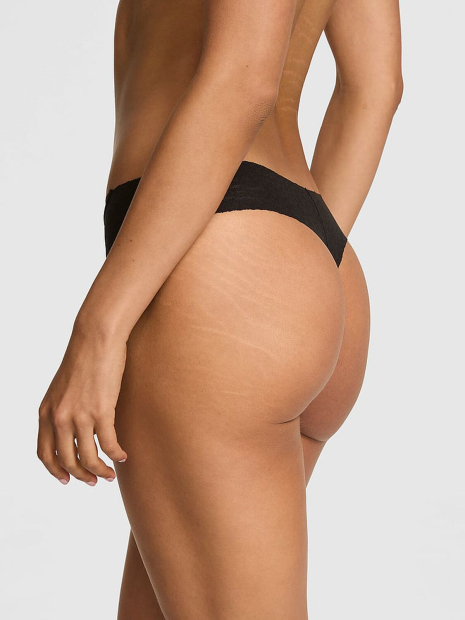 Трусики тонг Victoria's Secret PINK 1163251429 (Чорний S)