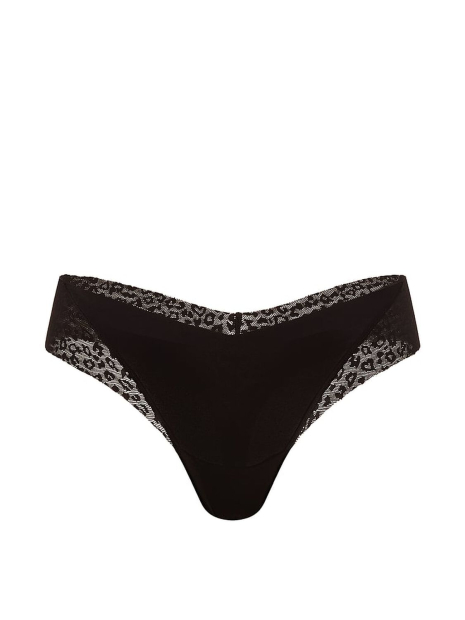 Трусики тонг Victoria's Secret PINK 1163251429 (Чорний S)