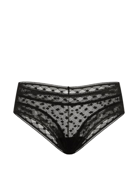 Сетчатые трусики чики Victoria's Secret 1163255491 (Черный S)