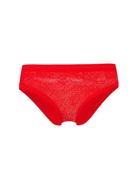 Трусики хіпхагери Victoria's Secret PINK з блиском 1163391060 (Червоний S)