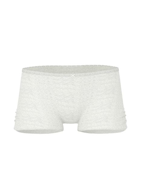 Трусики шортики Victoria's Secret Pink з блиском 1163407483 (Сірий M)