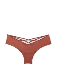 Женские гладкие трусики чики Victoria's Secret 1159823948 (Коричневый S)