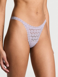 Мереживні трусики тонг Victoria's Secret 1159838129 (бузковий L)