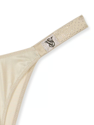 Трусики зі стразами Victoria's Secret бразилії 1159838142 (Бежевий L)