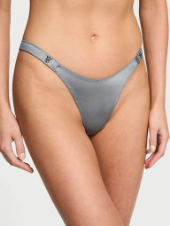 Трусики со стразами Victoria's Secret тонг 1159838444 (Серый L)
