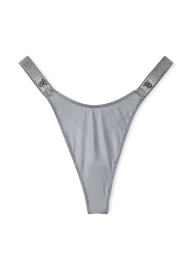 Трусики со стразами Victoria's Secret тонг 1159840764 (Серый S)