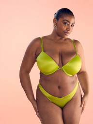 Женские трусики тонг Victoria's Secret с ремешками 1159838946 (Зеленый XL)