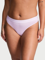 Хлопковые трусики тонг Victoria's Secret 1159838605 (Сиреневый XL)