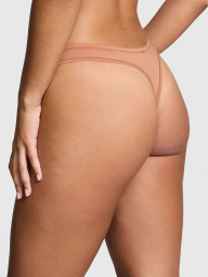 Женские трусики тонг Victoria's Secret Pink 1159838606 (Коричневый L)