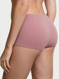 Женские бесшовные трусики шортики Victoria's Secret 1159838625 (Розовый M)