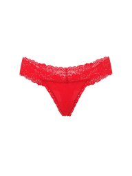 Женские трусики Victoria's Secret Pink тонг 1159840607 (Красный M)