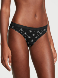Женские трусики бикини Victoria's Secret с принтом 1159838669 (Черный L)