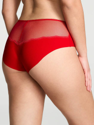 Женские бесшовные трусики Victoria's Secret хипхагеры 1159838676 (Красный L)
