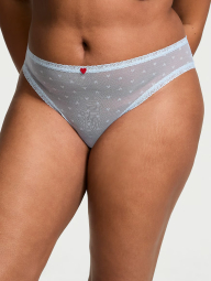 Женские сетчатые трусики бикини Victoria's Secret 1159838734 (Голубой XL)
