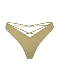 Гладкі трусики тонг Victoria's Secret з ремінцями 1159838943 (Зелений XL)