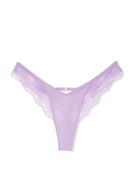 Шикарные трусики тонг Victoria's Secret 1159839027 (Сиреневый XS)