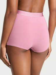 Высокие трусики шортики Victoria's Secret 1159839114 (Розовый XL)