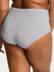 Женские трусики Victoria's Secret брифы с логотипом 1159839116 (Серый XXL)