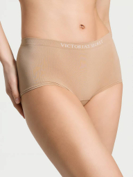 Бесшовные трусики шортики Victoria's Secret 1159839121 (Бежевый XL)