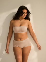 Бесшовные трусики шортики Victoria's Secret 1159841752 (Бежевый L)